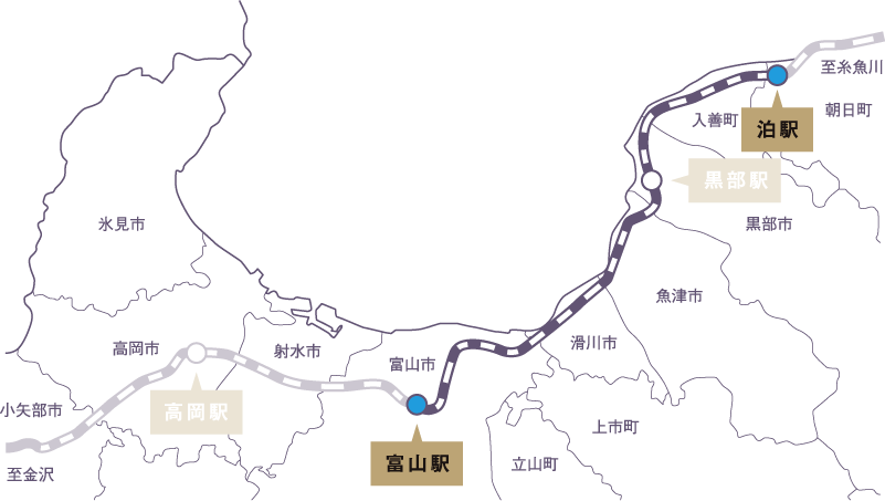 1号車の地図